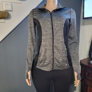 Danskin Black and Gray Athletic Jacket